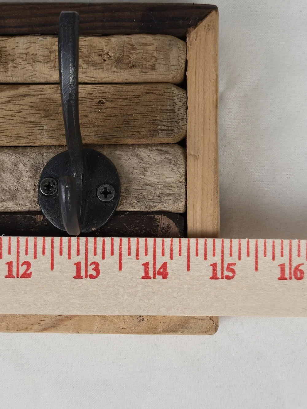 Rustic Solid Wood Wall Coat Rack – 15